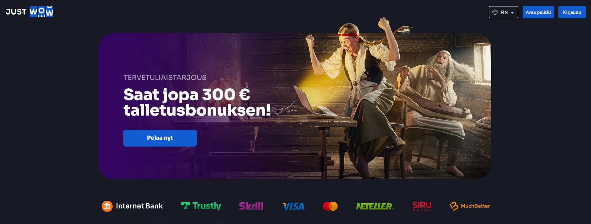 justwow casino bonus